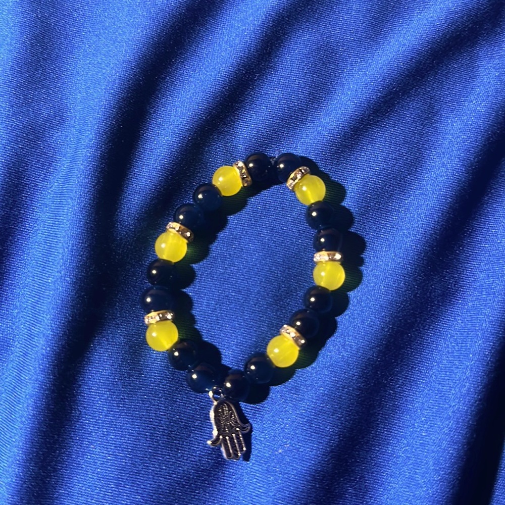 Evil eye hand bracelet